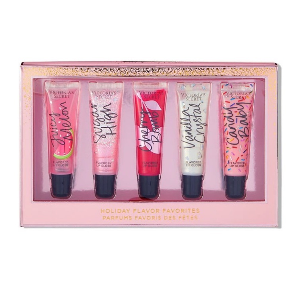 NEW Victoria’s Secret Holiday Flavor Favorites Lip Gloss Set